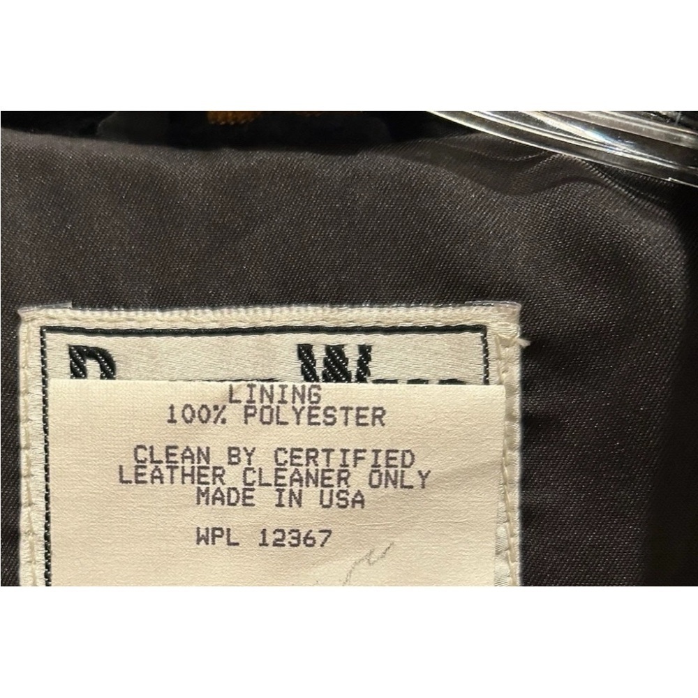 Vintage Pioneer Wear Black Suede Western Blazer Jacket Made in USA Size Small - Picture 6 of 6